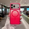 Estuche para Teléfono Móvil 17 Pro Max Aplicable al Comercio Exterior Transfronterizo Carcasa Gradiente de Cobertura Total IMD Multicolores Estuche Protector Magnético Apple