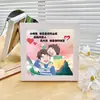 Mona Lisa Bordado a Punto de Cruz Enmarcado Pintura Infantil Kit de Materiales DIY Decoración de Mesa Kit para Principiantes