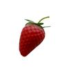Modelo de simulação de fatia de morango plástico morango fruta falsa e adereços de vegetais brinquedo armário mini acessórios de decoração mobiliário