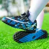Zapatos de Fútbol Profesionales Largos con Tacos para Niñas, Estudiantes de Primaria, Entrenamiento de Competición, Tacos para Césped de Niñas, Antideslizantes