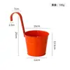 Maceta colgante grande con gancho desmontable, macetero colgante para plantas verdes, cubo colgante para suculentas de balcón