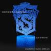 Suministro transfronterizo Harry Potter Serie Luz nocturna 3D led control remoto colorido táctil lámpara de regalo creativa lámpara de mesa 3d