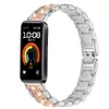 Adecuado para Correa de Reloj de Metal con Diamantes Brillantes para Huawei Band 8/9 Huawei Band 10 Nueva Correa de Reloj con Diamantes