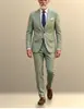 Traje casual de comercio exterior transfronterizo para hombre, conjunto de dos piezas con blazer de dos botones y pantalón con estampado digital