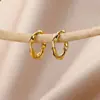 Os Novos Brincos Europeus e Americanos Transfronteiriços estilo Ins Onda Elegantes Chiques mas Personalizados Fabricantes Atacado