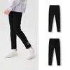 Ropa Infantil Balabala Leggings Forrados de Felpa para Niñas 2025 Invierno Nuevos Pantalones de Pana Gruesos Calientes