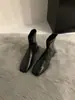 Botas de tornozelo estilo coreano em camurça com salto grosso para mulheres 2026 novo estilo moderno botas de moda outono e inverno cor café botas curtas emagrecedoras