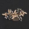 Accesorios para el cabello de novia chic transfronterizos europeos y americanos, accesorios para el cabello de novia, accesorios para el cabello de dama de honor, peineta para el cabello, tocado de escenario, diseño retro elegante