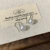 Pendientes de Perlas Swarovski Ligeros de Lujo y Sencillos, Pendientes de Moda y Elegantes con un Toque de Alta Gama, Pinzas para Orejas Tipo Bobina de Mosquito para Mujeres Sin Perforaciones