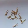 Conector de anel feminino e feminino de liga em relevo em massa giratório estilo americano de oito anéis em aço inoxidável
