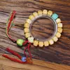 Venta al por mayor Hueso de Yak Natural Material de Jade Cadena de Hueso Cubo de Azúcar Xizang DIY Turquesa Cuerno Pulsera de Mano