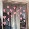 Cortina de Puerta Amor Explosiones Popular en Internet Mismo Decoraciones de Puerta Habitación Dormitorio Niña Corazón de Princesa Cortina Colgante Festivo Boda