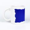 Suministro de fábrica taza 7102 de cerámica con cambio parcial de color, taza para fotos por sublimación de transferencia de calor, taza con diseño de pizarra y flores