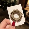Anillo para el cabello con línea telefónica pequeña coreana, esmerilado, para mujeres adultas, con alambre de goma, correa de goma Mori para el cabello.