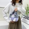 Estilo INS lindo perrito Pacha japonés bolso de peluche estudiante femenina otoño e invierno caricatura bolso infantil mini