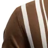 Camisa Polo de Punto de Manga Corta para Hombre Nueva de Verano 2026 Transfronteriza Top de Lana Rayado para Hombre