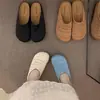 Mules abiertas de estilo francés para mujer, huecas y transpirables, mules de suela gruesa estilo romano para exteriores de verano