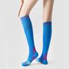 Calcetines deportivos para mujer, calcetines de pantorrilla, calcetines de compresión seccionales para yoga, calcetines largos de nailon para maratón y running, calcetines altos para fútbol.