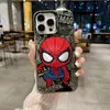 Funda de teléfono con graffiti de Venom de dibujos animados americanos para iPhone 13, funda protectora de anime moderna y genial para chicos, funda mate para Apple 17