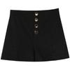 Shorts Femininos Tendência 2025 Novo Cintura Alta Emagrecimento Influenciador Perna Larga Casual Linha A Calças Tendência Branco