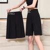 Pantalones cortos deportivos adelgazantes de pierna ancha para mujer, de verano, holgados, de talla grande, para chica gordita, 2024
