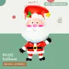 Nueva Serie de Decoración para Fiesta Navideña Mini Muñeco de Nieve, Anciano, Reno, Árbol de Navidad Globos de Papel de Aluminio Serie Navideña