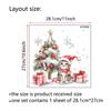 Pegatina de PVC para Inodoro de Papá Noel AFC8507 Autoadhesiva Transfronteriza Decorativa Navideña para Pared