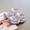 Sandalias para Niñas 2025 Verano Nuevas Antideslizantes Suela Suave de Punta Cerrada para Niños Medianos y Mayores Deportivas Casuales Estructura Zapatos de Playa