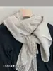 Bufanda de algodón y lino con encaje estilo francés, nuevo chal artístico de primavera y otoño para mujer, bufanda fina de gasa para otoño e invierno, bufanda de seda de moda para invierno