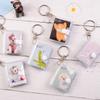 Álbum de fotos de 1 polegada, chaveiro, álbum de fotos, bolsa transparente de menina estrela de 2 polegadas, MINI, pequeno álbum de fotos, cross-border hot