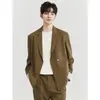 Traje Casual Holgado Estilo Coreano para Hombre 2024 Primavera y Otoño Nuevo Diseño de Nicho Chaqueta Casual para Hombre