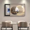 Pintura Decorativa de Lujo Ligero, Estilo Minimalista Moderno, para Ocultar Cajas de Distribución Eléctrica, Cubierta de Interruptor Eléctrico con Agujero para Comedor, Pintura Deslizante Colgante, Cubierta para Interruptor y Caja de Medidores