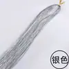 Comércio Exterior Europeu e Americano Extensões de Cabelo Sem Costura com Fio de Ouro a Laser Apliques de Cabelo Trançados Seda para Pets Brilhante Colorido Conjunto de Pinças Fofo