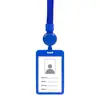 Porta-Crachá Retrátil com Fivela, Porta-Cartão de Refeição, Crachá de Trabalho com Cordão, Porta-Crachá de Trabalho para Funcionários, Crachá Escolar para Estudantes, Crachá de Trabalho do Campus