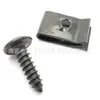Tornillo Autorroscante de Plástico Universal para Piezas de Coche, Vehículo Eléctrico, Motocicleta, Hebilla, Carcasa, Junta, Pieza de Hierro, Clip en Forma de U