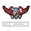 Adesivo de Tecido Estilo Punk Oversized Patch Adesivo Decoração de Costas para Roupas Jeans Adesivo para Buraco de Reparo Adesivo Bordado para Roupas