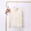 Jaqueta LULU DF com gola alta e logo, em estoque para entrega imediata, justa ao corpo, respirável, elástica, com zíper dourado, para fitness e esportes