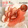 Nueva Tarjeta de Felicitación Estéreo 3D Creativa con Flor de Rosa Giratoria, Regalo de Bendición para el Día de San Valentín, Manualidad de Tallado en Papel, Venta al por Mayor Transfronteriza