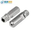 Acessórios MK10 Bico de Garganta Bloco de Alumínio de Aquecimento Kit de Impressora 3D Peças do Extrusor com Rosca m7 Alimentação de Metal