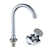 Grifo de Pie para Lavabo, Laboratorio de Hospital, Fábrica de Alimentos, Fregadero de Lavabo, Válvula de Interruptor Universal de Pedal de Pie para Agua Fría Única
