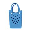 Bolso de Agujeros de Eva Dopamina Estilo Coreano, Accesorio DIY, Bolso de Mano de Moda, Bolso de Playa para Niña