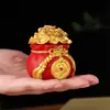 Enfeite de Carro Saco de Dinheiro da Fortuna Pode Ser Adicionado com Pasta de Fragrância, Pode Ser Combinado com Outras Decorações de Carro, Acessórios de Carro Vietnamitas Criativos