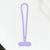 Cordón para Funda de Teléfono Móvil Cuerda de Mano de Silicona Clip Junta para Teléfono Móvil Extensión de Muñeca Pieza Colgante Adhesivo Trasero Removible Parche Agradable para la Piel