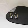 Pendientes pequeños de estilo frío, de alta calidad, con nicho de sentido, sencillos, con hebilla para la oreja, estilo Hong Kong, venta al por mayor