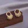 Pendientes de Plata de Ley S925, Pendientes Grandes para Mujer, Lujo Accesible, Pendientes de Aro Lisos de Gama Alta, Pendientes Exagerados, Diseño de Nicho