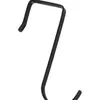 Gancho em S Gancho de Tubo Quadrado de Aço Inoxidável Gancho Traseiro de Porta de Guarda-Roupa Gancho de Roupa ao Lado da Cama Acessórios de Guarda-Corpo de Banheiro