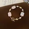 Colar com Pingente de Pérola de Água Doce Barroca Roxa Natural Feminino Leve Luxo Nicho Moda Design Elegante corrente para suéter