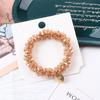 Celebridad de Internet Cuerda para el Cabello de Cristal para Mujer ins Liga para el Cabello Banda Elástica Simple Coreana bing Banda para el Cabello Pulsera Adorno para la Cabeza de Doble Uso