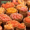 Micro paisaje creativo simulación comida de caqui juego de caqui Ruyi diy decorativo bolsa sorpresa accesorios mini adornos en miniatura