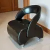 Taburete Rodante Móvil para Persona Perezosa Taburete Pequeño Taburete para el Hogar y el Patio Ruedas Universales Taburete de Entrada para Vestíbulo Silla Sofá para Persona Perezosa
